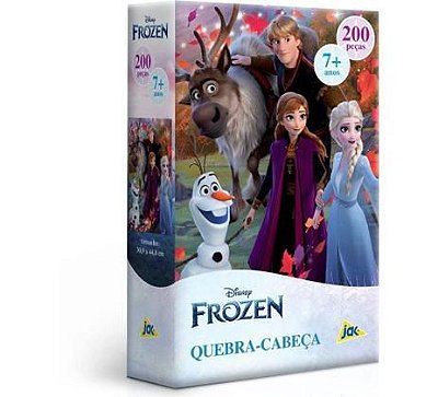 Quebra-Cabeça 200 Peças Frozen Disney 2869 - Toyster