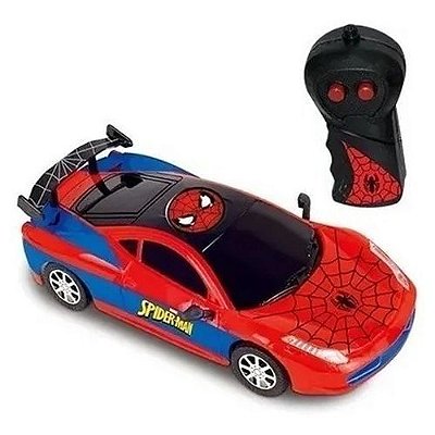 Carrinho Controle Remoto Homem Aranha Spider Flip Candide 5851