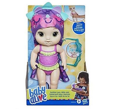 Boneca Baby Alive Dia de Sol Loira F2568 - Hasbro