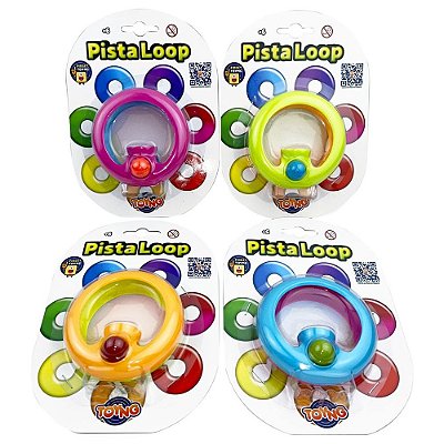 Pista Loop Equilíbrio Bolinha Fidget Toys 044802 - Toyng