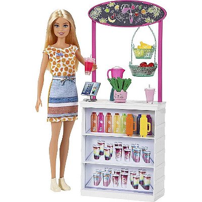 Playset Barbie Bar de Vitaminas GRN75 - Mattel