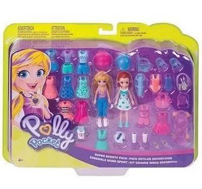 Polly Pocket Kit Grande Moda Esportiva GDM18 - Mattel