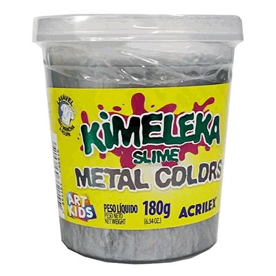 Kimeleka Slime Metálica Sortidas 180g 05832 - Acrilex