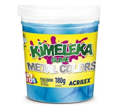 Kimeleka Slime Metálica Sortidas 180g - Acrilex