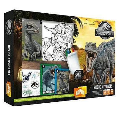 Box de Atividades com Giz Jurassic World - Copag