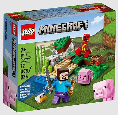 Lego Minecraft A Emboscada do Creeper 21177 - Lego