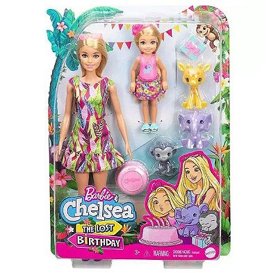 Barbie e Chelsea Animais da Selva GTM82 - Mattel