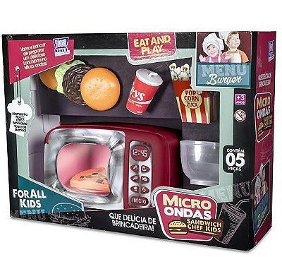 Micro-ondas-Sandwich Chef Kids 7810 - Zuca Toys