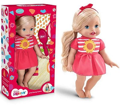 Boneca Little Mommy Fashion Loira 1027 - Pupee