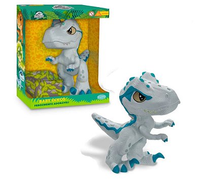 Dinossauro Baby Blue Cinza Jurassic World 1467 - Pupee