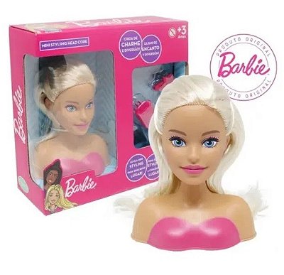 Boneca Barbie Busto Maquiagem e Cabelo Pupee 1265 – Starhouse Mega Store