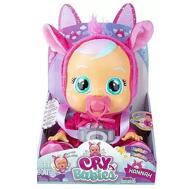 Boneca Crybabies Hannah Chora de Verdade BR1402 - Multikids