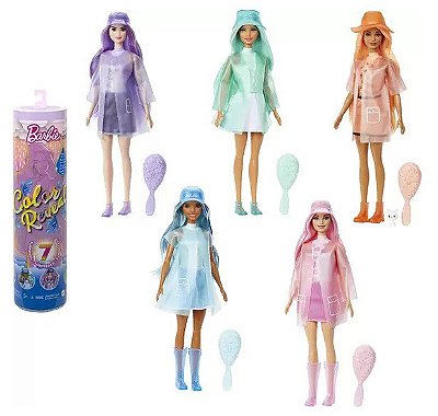 Barbie Color Reveal Sol e Chuva 7 Surpresas Sortidas HDN71 - Mattel