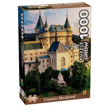 Quebra-cabeça 1000 Peças Castelo Medieval 4256 - Grow