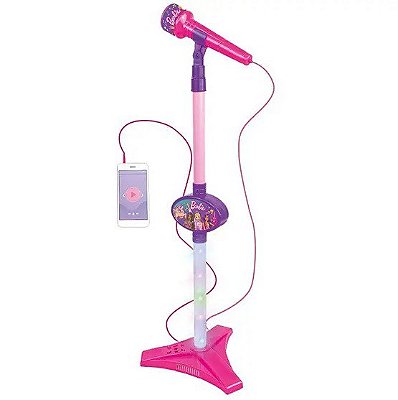 Microfone Barbie Dreamtopia com Pedestal F00576 - Fun