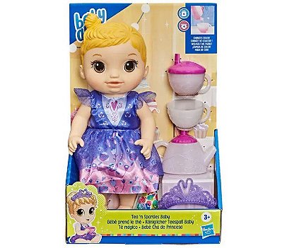 Baby Alive Bebê Chá de Princesa Loira F0031 - Hasbro