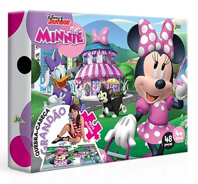Quebra-Cabeça Grandão 48 Peças Minnie Mouse 3095 - Toyster