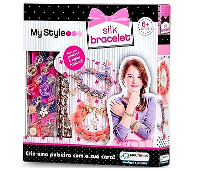 Kit Pulseiras de Seda Silk Bracelet My Style BR099 - Multikids