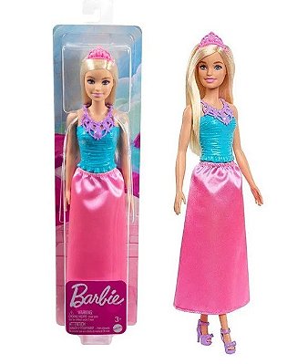 Boneca Barbie Princesa Tranças Magicas GTG00 Mattel - Bonecas