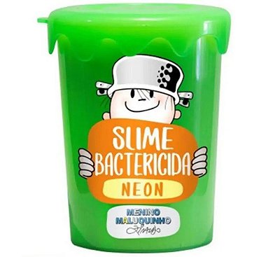 Slime Bactericida Neon Menino Maluquinho 180g 3657 Sortidos - Doce Brinquedo
