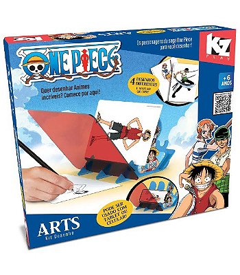 Arts Kit Desenho com Espelho Mágico Once Piece 1228 - Elka