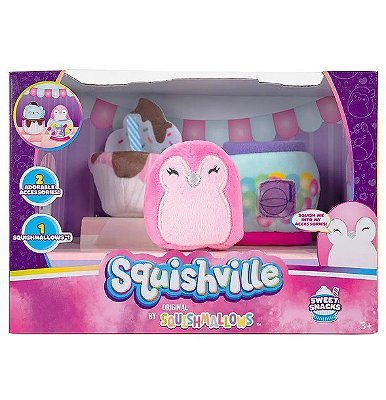 Squishville Playset Squishmallow + 2 Acessórios Sortidos 3432 - Sunny