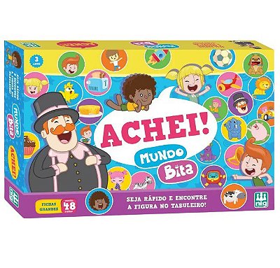 Jogo Achei Mundo Bita 0695 - Nig Brinquedos