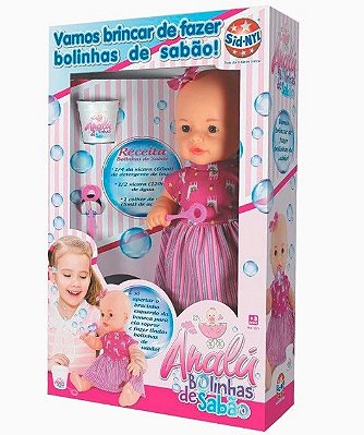 Boneca Analú Bolinha de Sabão 1271 - Sid-Nyl