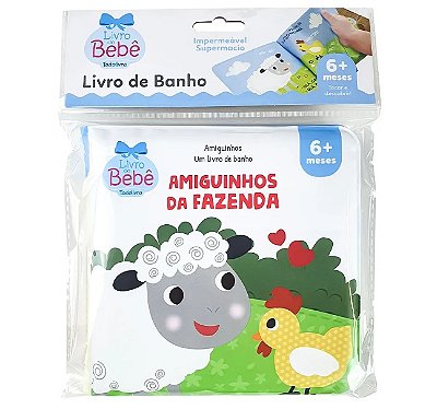 Livro de Banho Animais Sortidos - Todolivro