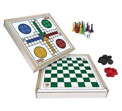 Jogo De Ludo Com Tabuleiro Em Mdf Sacola Junges – Maior Loja de