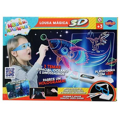 Lousa Mágica com Luzes 3D 047849 - Toyng