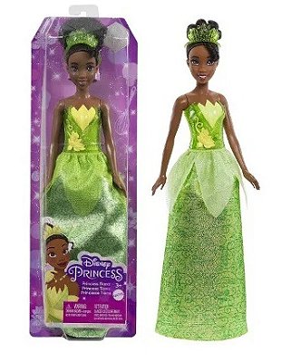 Boneca Princesa Disney Saia Cintilante Tiana HLW02 - Mattel