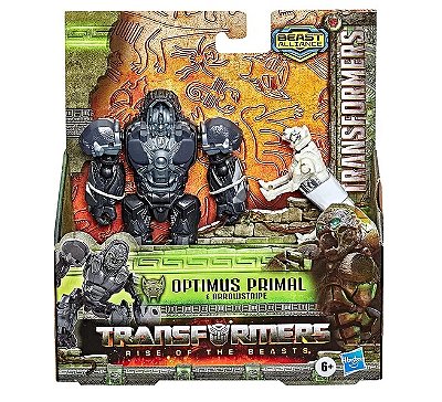 Figura Transformers Rise of The Beast Optimus Primal & Arrowstripe F4611 - Hasbro