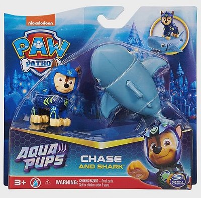 Patrulha Canina Aqua Pups Chase e Tubarão 3470 - Sunny