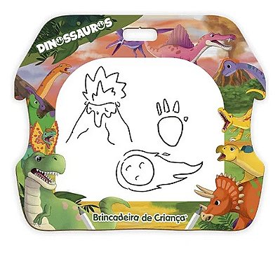 Kit De Pintura Dinos Jogo De Colorir Infantil Dinossauros Nig