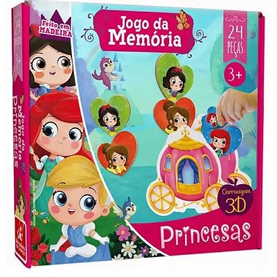 Jogo da Memória Princesa 2549 - Brincadeira de Criança