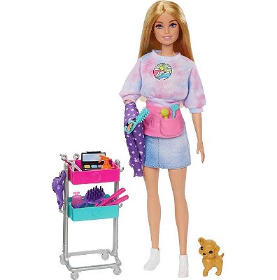 Boneca Barbie Malibu Estilista de Cabelo HNK95 - Mattel