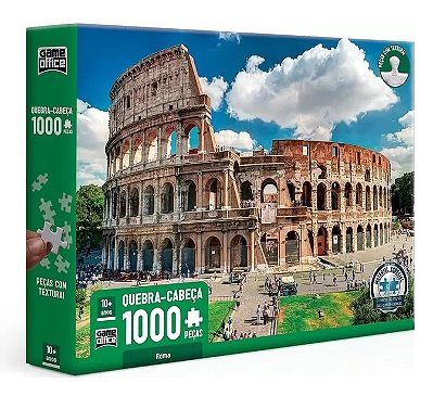 Quebra-Cabeça 1000 Peças Roma Coliseu 2945 - Toyster