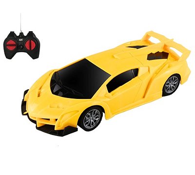 Carrinho de Controle Remoto, Polibrinq, Top Car, 1:24, Cores Sortidas