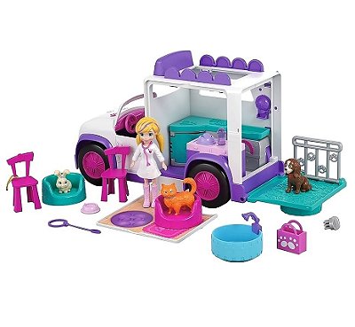 Playset Polly Pocket Club House da Polly GMF81 - Mattel - Happily Brinquedos