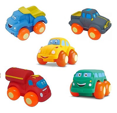 Soft Car carrinho de Vinil Sortido 64 - Divertoys