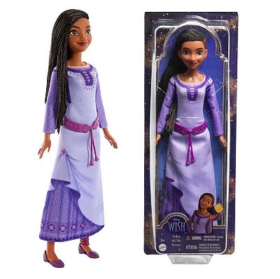 Boneca Disney Wish Asha de Rosas HPX23 - Mattel