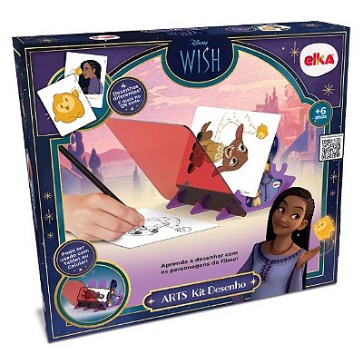 Arts Kit Desenho com Espelho Mágico Wish Disney 1277 - Elka