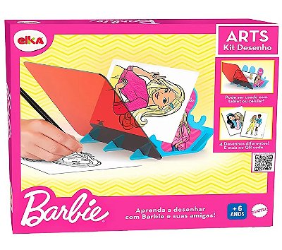 Arts Kit Desenho com Espelho Mágico Barbie 1323 - Elka