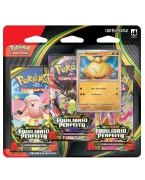 Pokémon Blister Triplo ME03 Equilíbrio Perfeito 36859 - Copag
