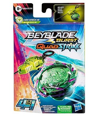 Peão Beyblade Quas Strike Chain Kerbeus F6804 - Hasbro