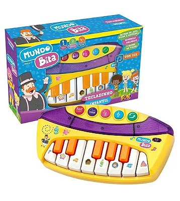 Teclado Infantil Mundo Bita F0055-4 - Fun