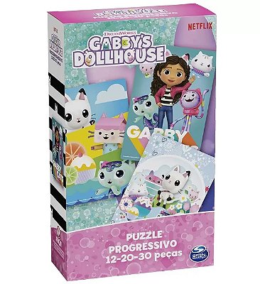 Quebra-Cabeça Progressivo Gabby's Dollhouse 04371 - Grow