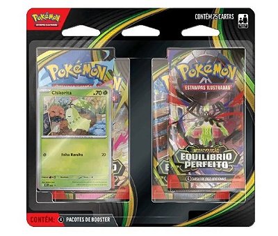 Pokémon Blister Quádruplo ME03 Megaevolução Equilíbrio Perfeito 36862 - Copag