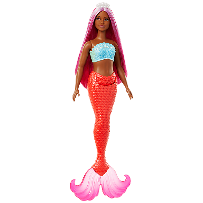 Boneca Barbie Fantasy Sereia com Cabelos Coloridos Sortidas HRR02 - Mattel